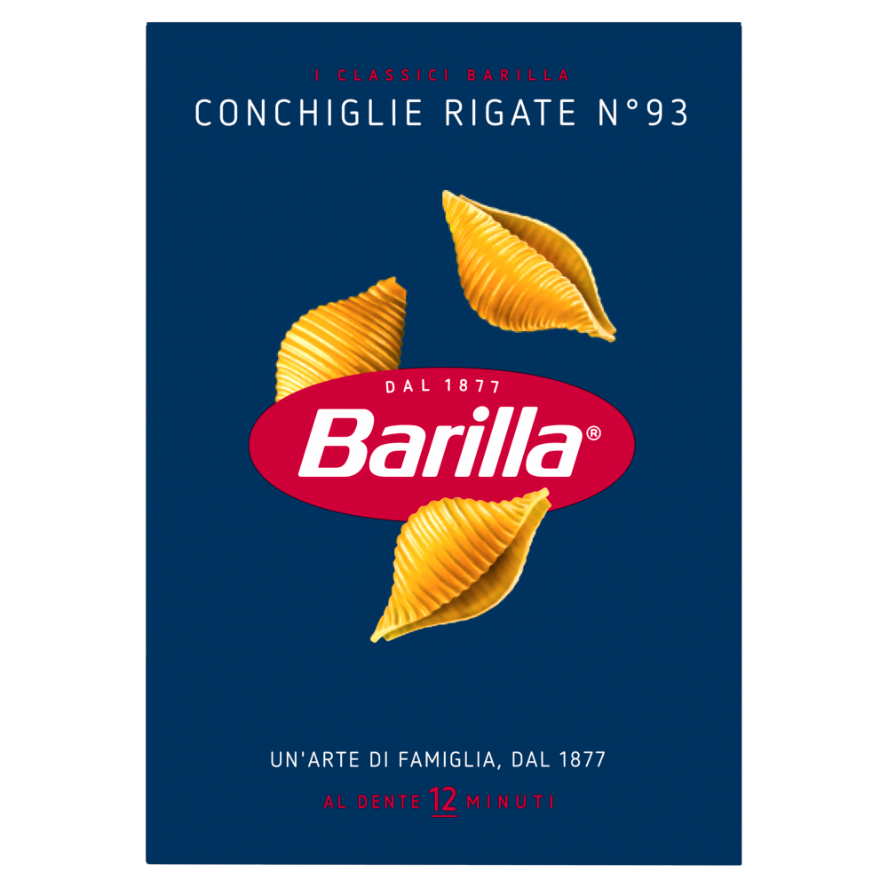 Barilla Pasta Conchiglie Rigate n.93 500g
