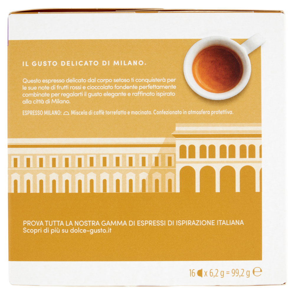 NESCAFÉ DOLCE GUSTO Espresso Milano Caffè 16 capsule 99,2 g Carrefour