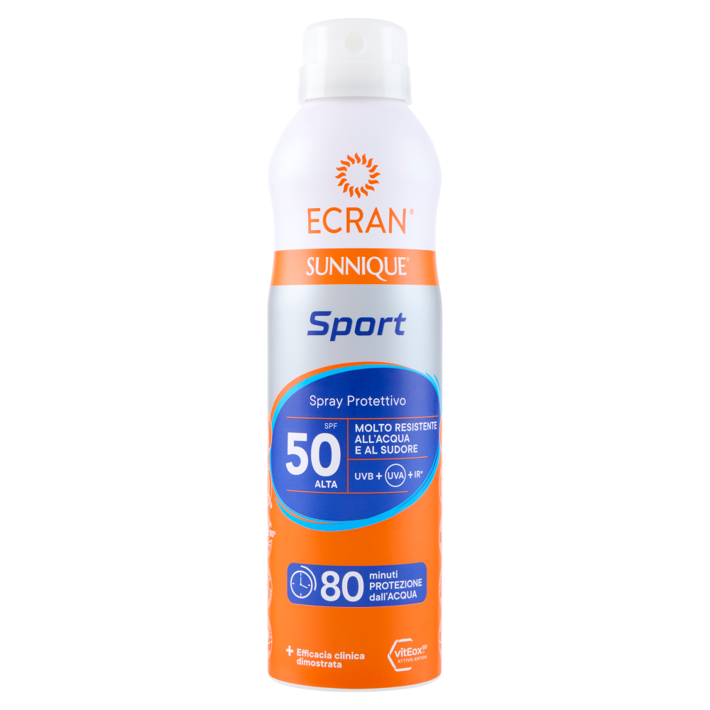 Ecran Sunnique Sport Spray Protettivo SPF 50 Alta 250 ml