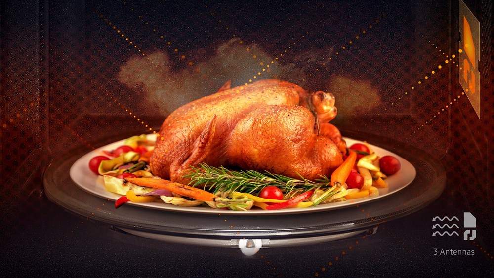 Samsung Microonde Grill Cottura Croccante 23L MG23K3614AW