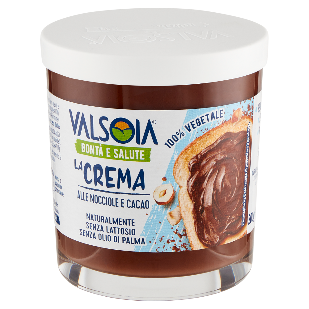 Valsoia Bontà e Salute la Crema alle Nocciole e Cacao 200 g