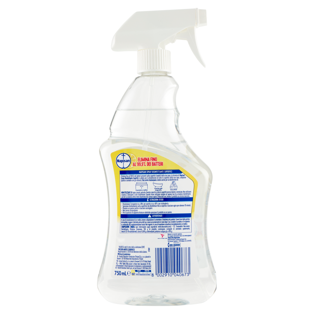 Napisan Spray Limone & Menta Disinfettante 750 ml