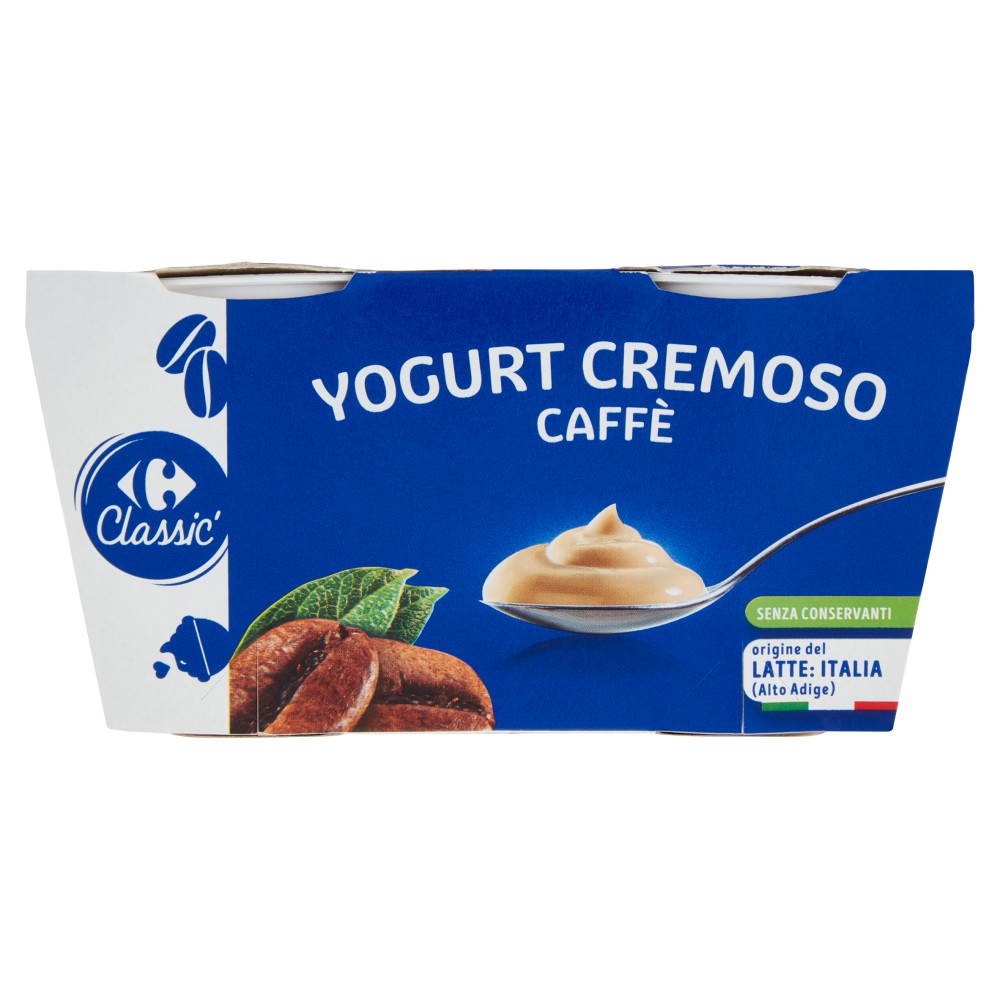 Carrefour Classic Yogurt Cremoso Caffè 2 x 125 g
