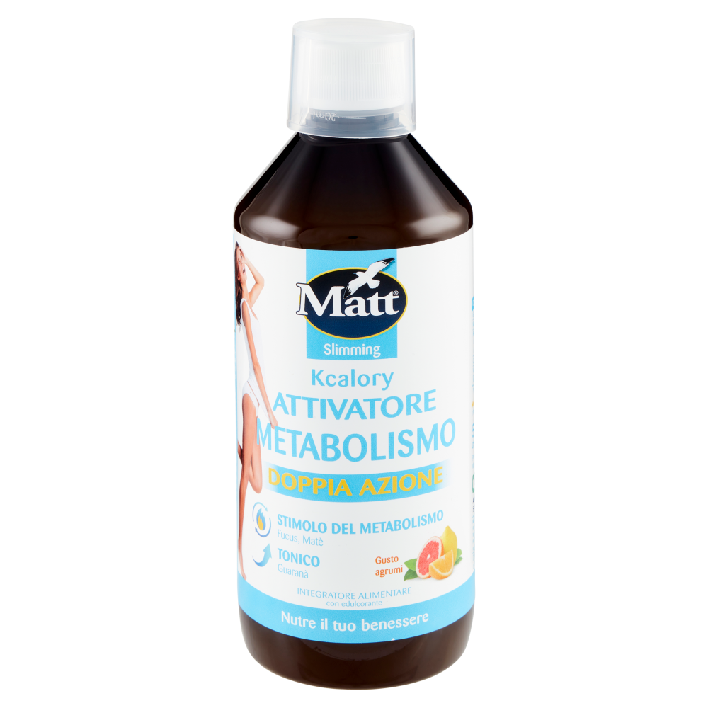 Matt Slimming Kcalory Attivatore Metabolismo Doppia Azione 500 ml