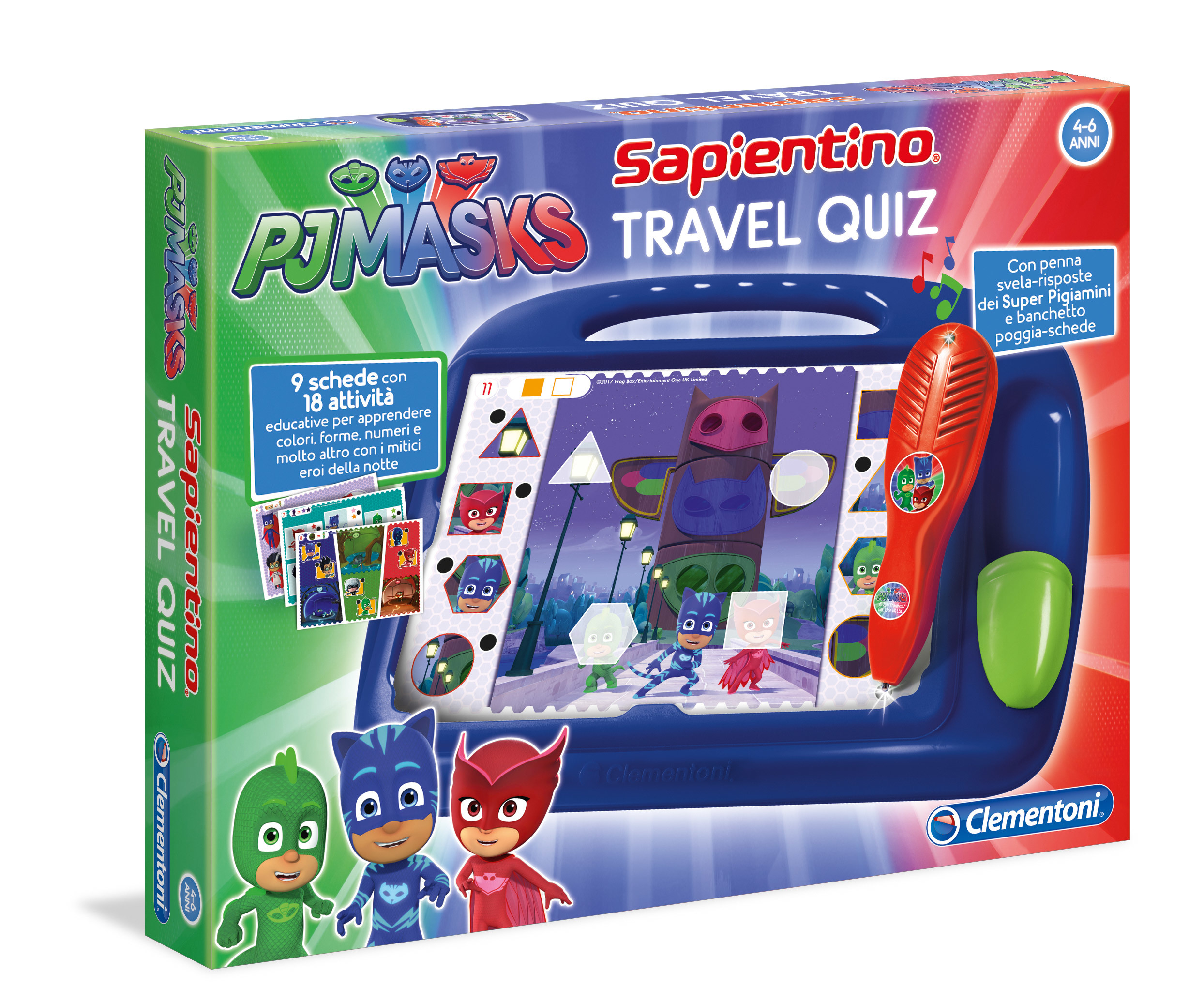 Clementoni Travel Quiz PJ Masks Carrefour