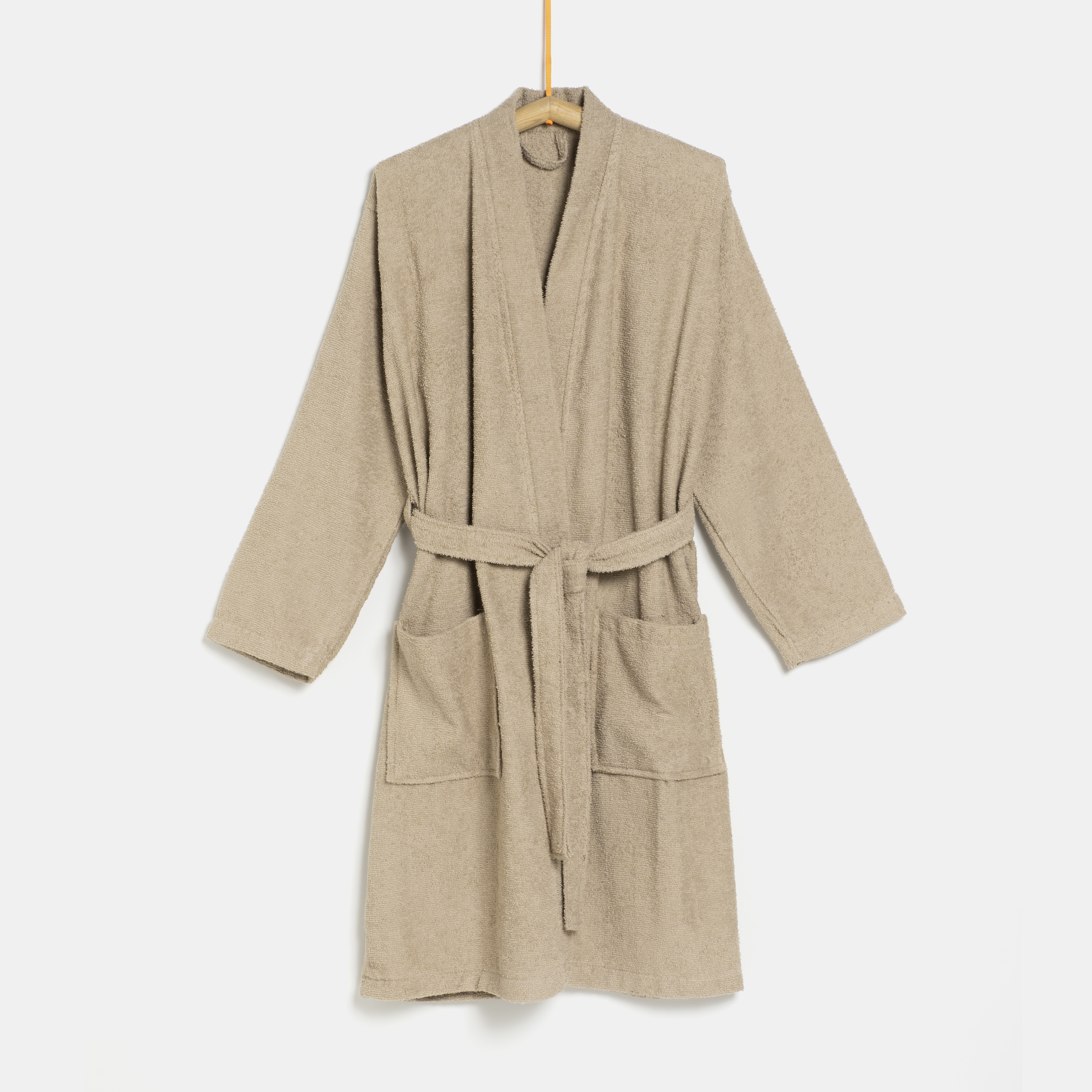 TEX HOME Accapatoio senza cappuccio, beige, L/XL