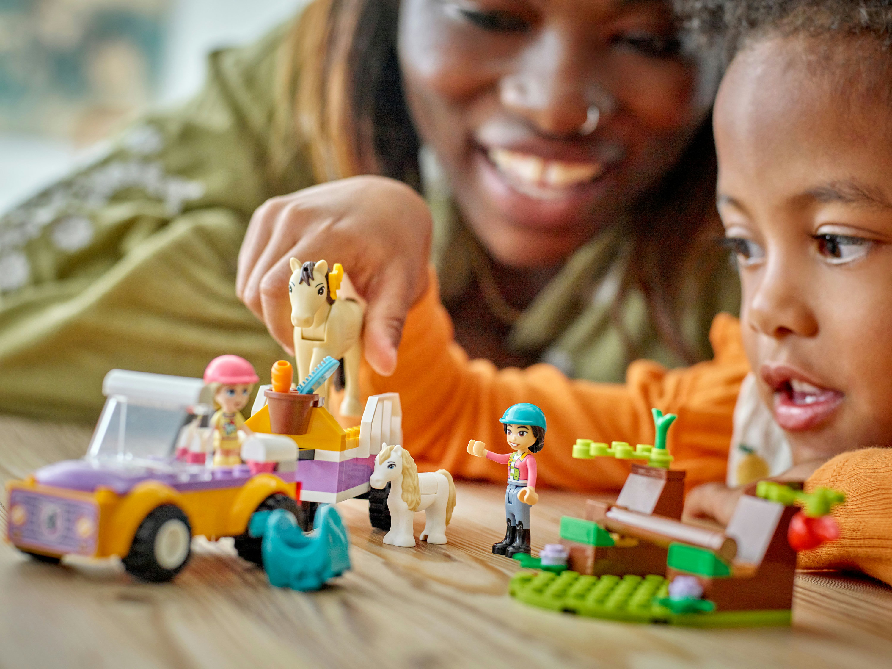 LEGO Friends Rimorchio con cavallo e pony