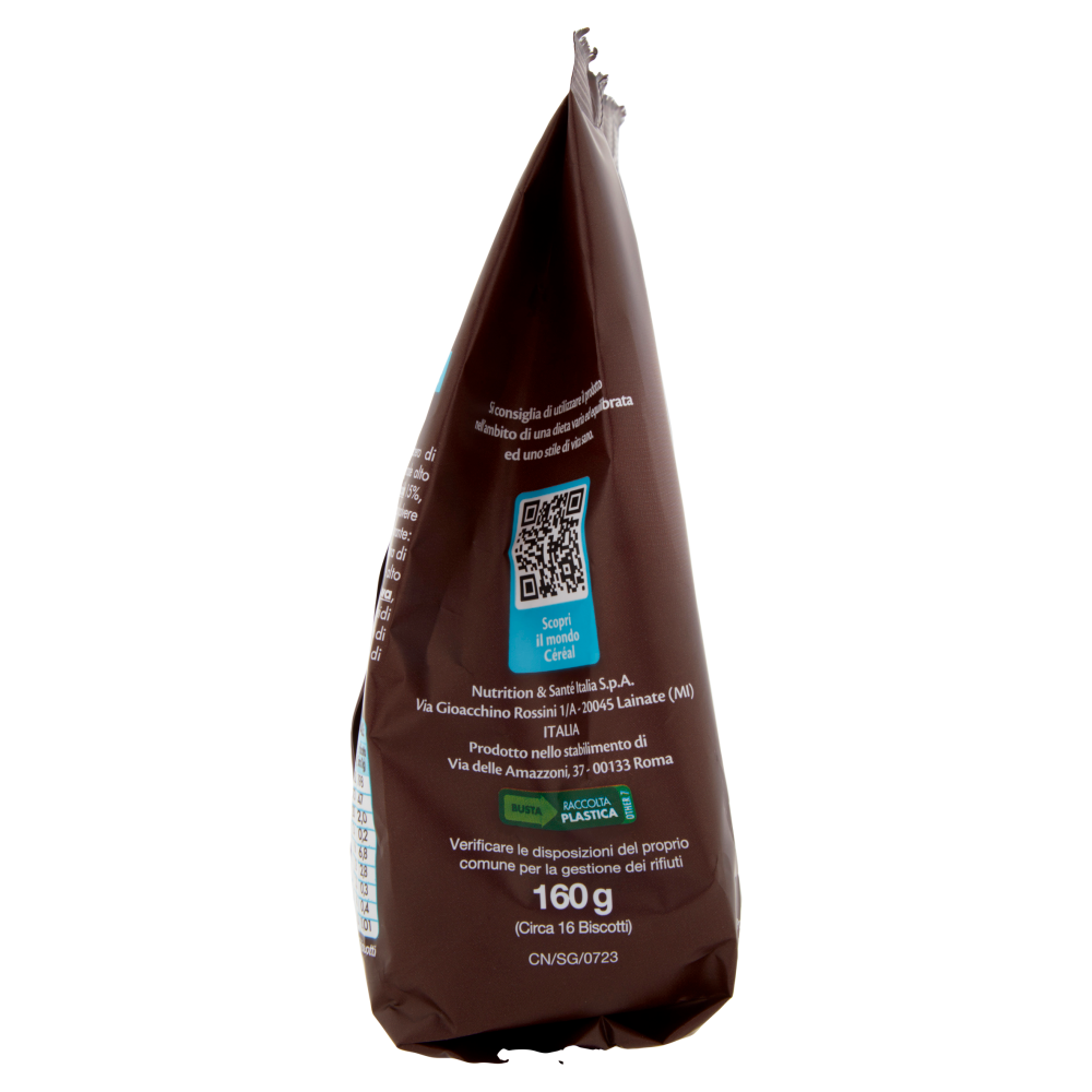 Céréal Cuor di Nocciola, Biscotti ripieni alla nocciola e cacao, Senza Glutine, Senza Lievito - 160g