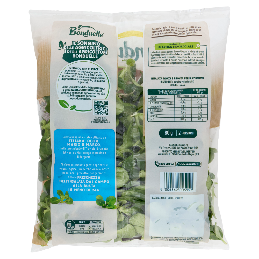 Bonduelle Songino 80 g 