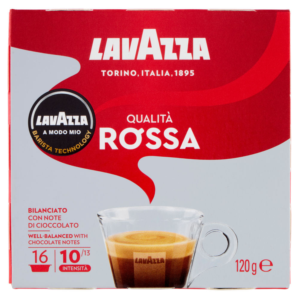 Lavazza A Modo Mio Qualit&agrave; Rossa 16 Capsule 120 g
