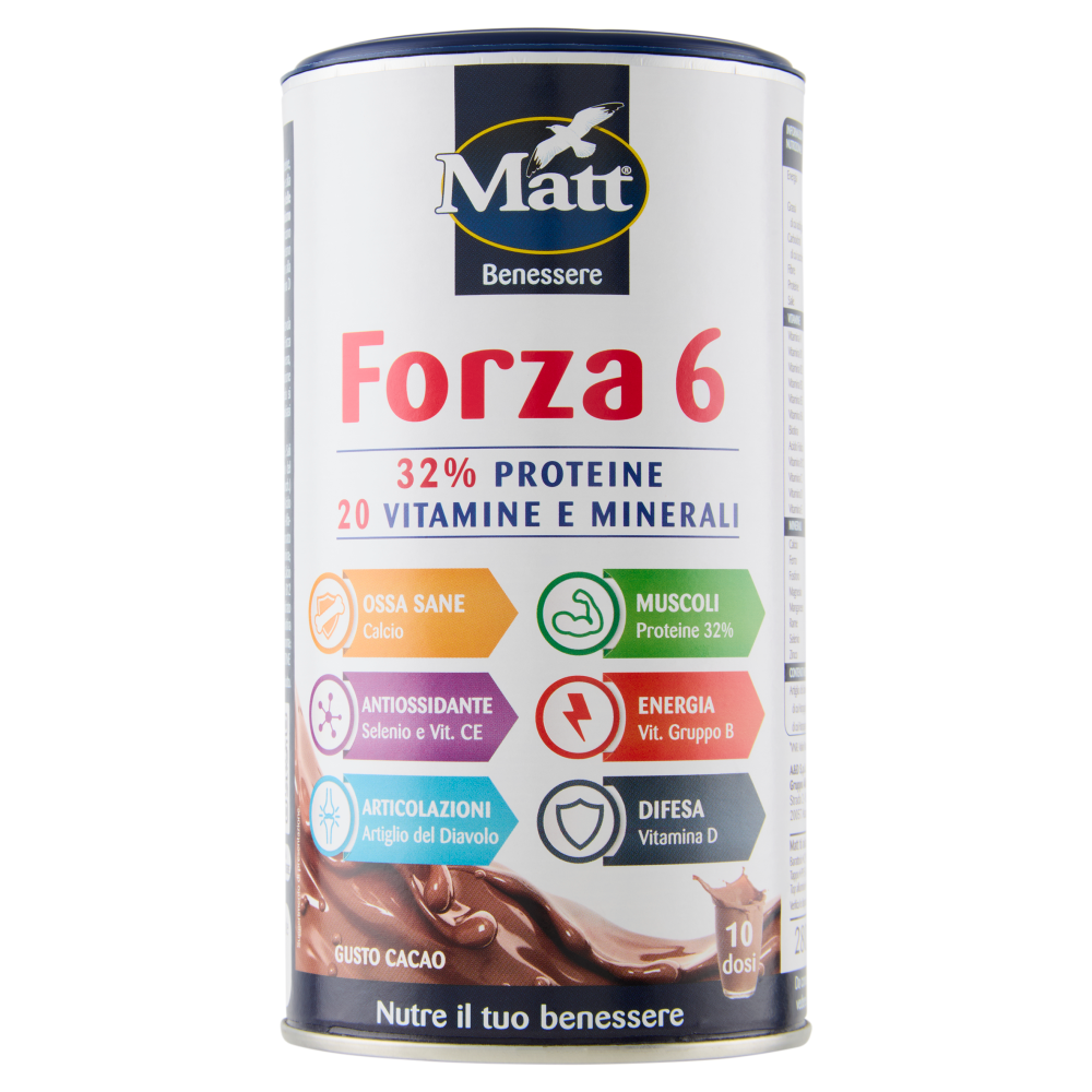 Matt Benessere Forza 6 Gusto Cacao 280 g