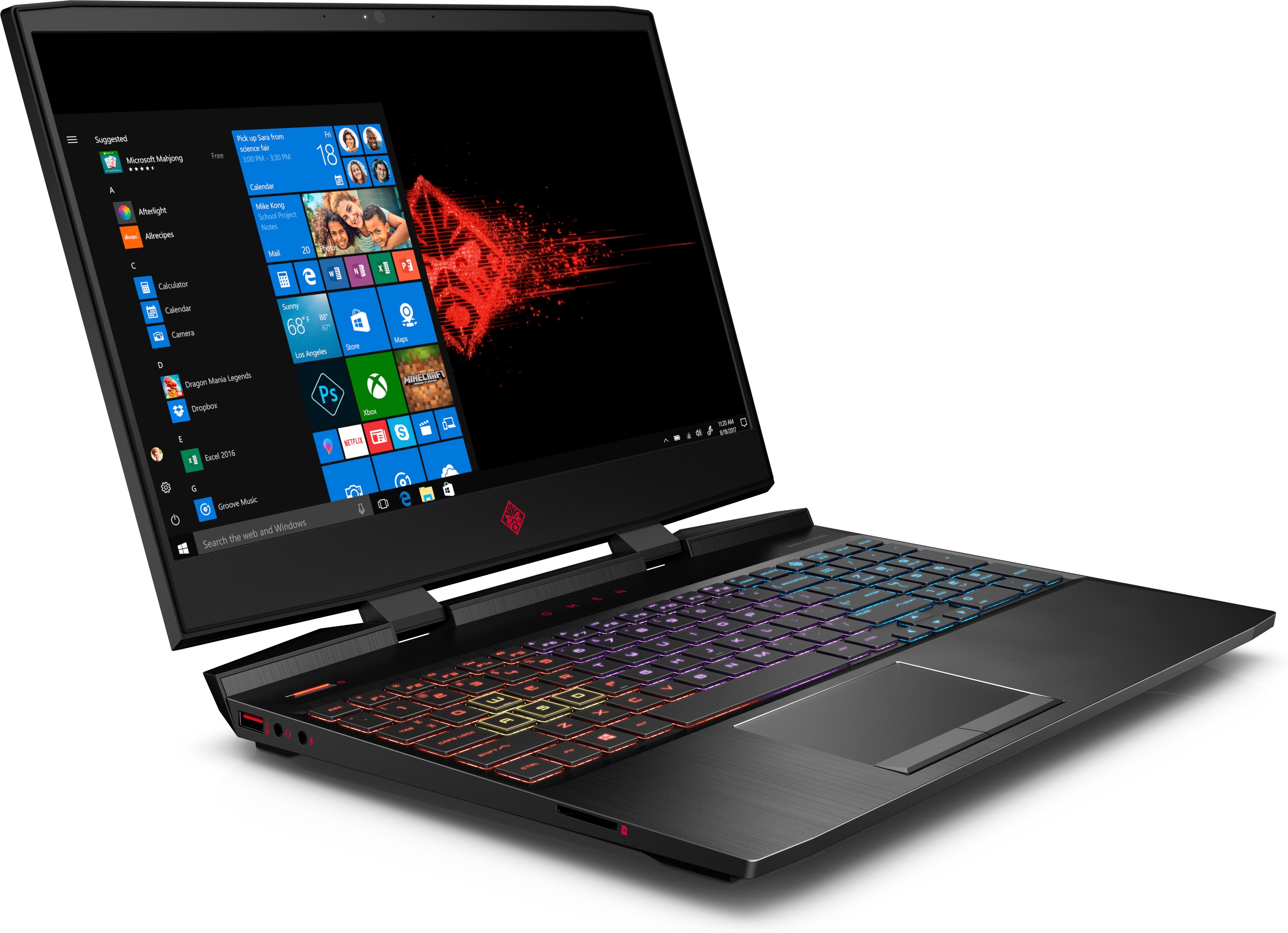 HP OMEN 15-dc0022nl Intel® Core™ i5 i5-8300H Computer portatile 39,6 cm (15.6") Full HD 8 GB DDR4-SDRAM 1,13 TB HDD+SSD NVIDIA® GeForce® GTX 1050 Ti Windows 10 Home Nero