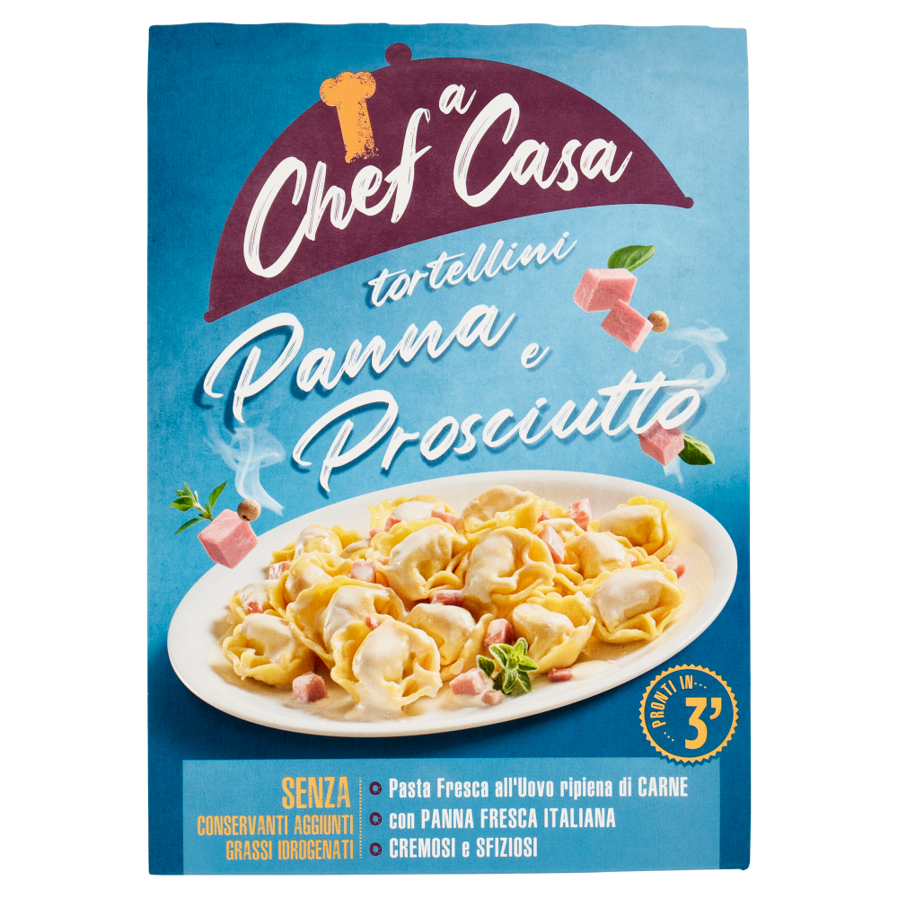 Chef a Casa tortellini Panna e Prosciutto 250 g