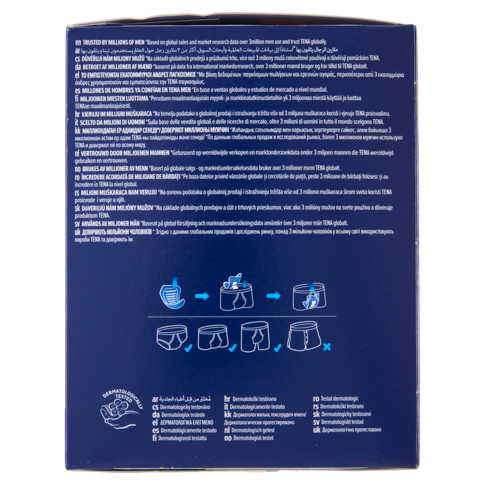 Tena Men Active Fit Absorbent Protector Level 2 10 pz