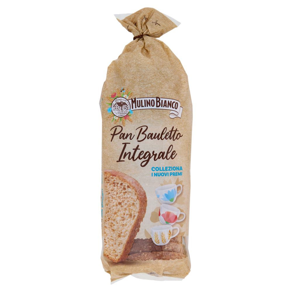 Mulino Bianco Pan Bauletto Integrale Pane ideale per panini 400g