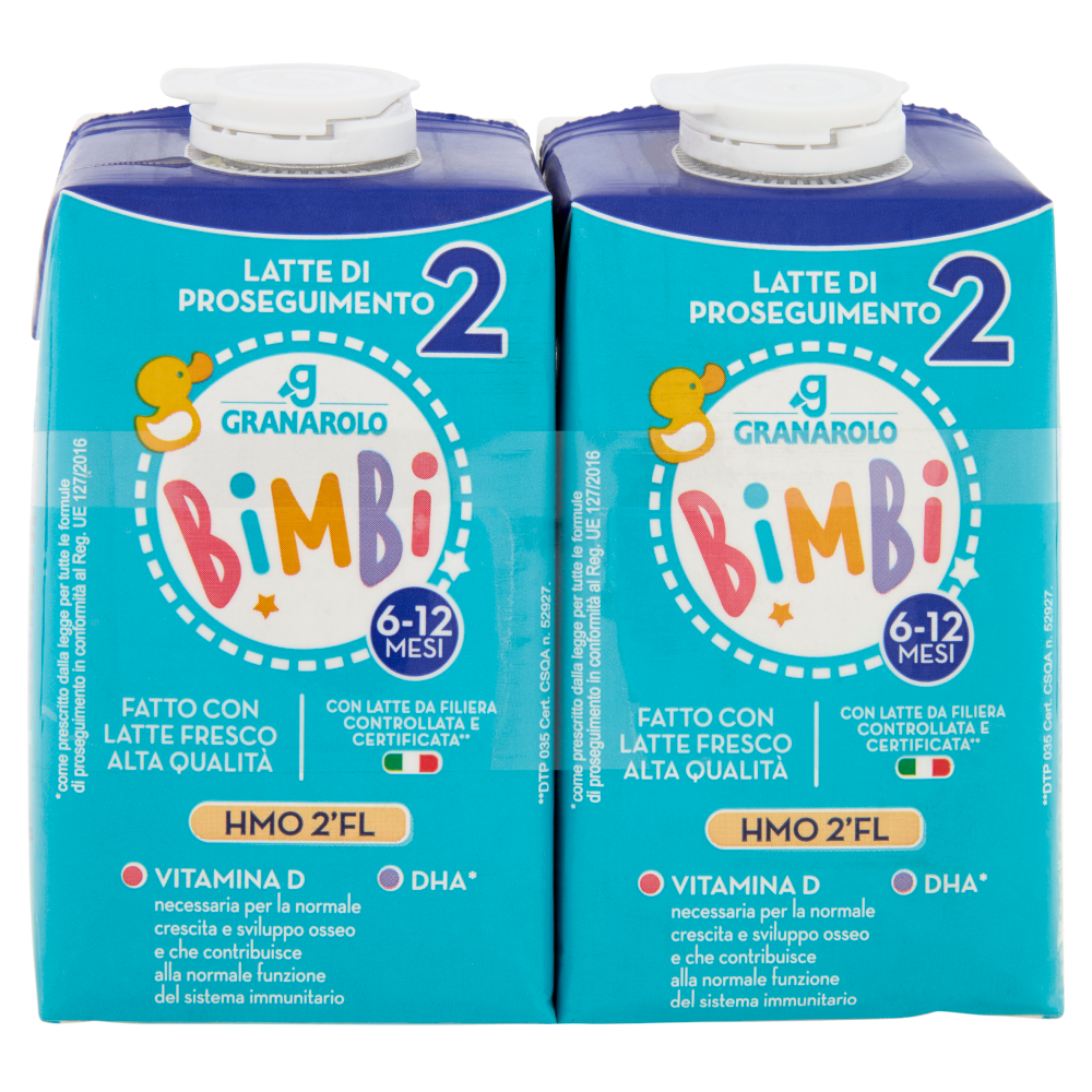 Granarolo Bimbi Latte di Proseguimento 2 2 x 500 ml