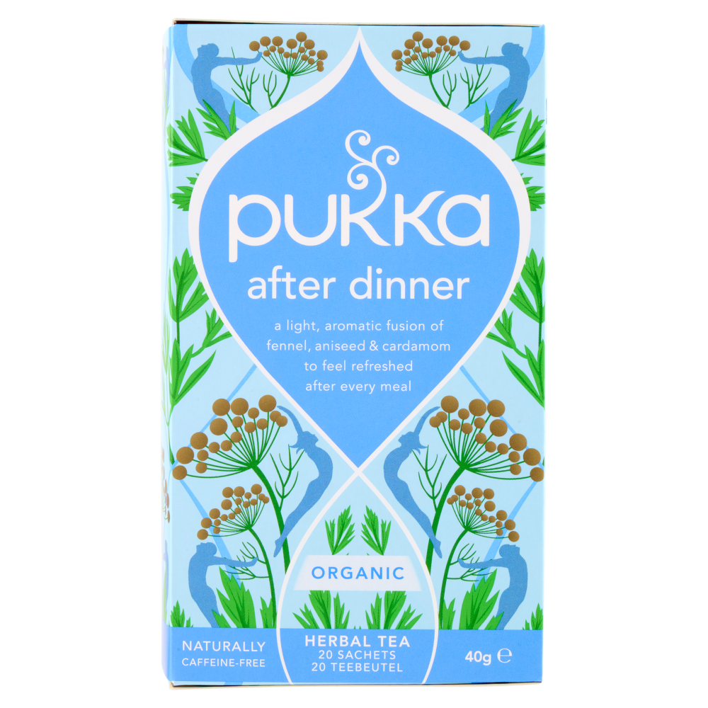 pukka after dinner Organic 20 Bustine di Miscela per Infuso 40 g
