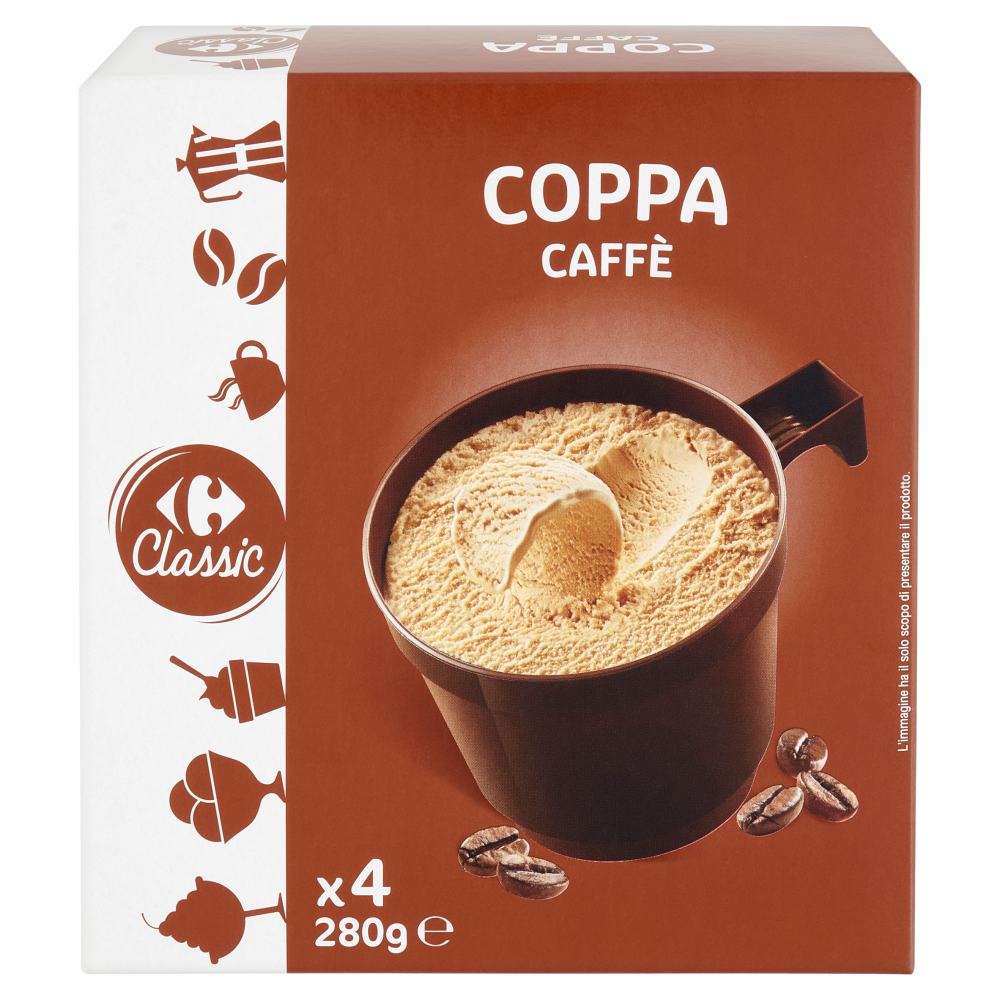 Carrefour Classic 4 Coppe al Caffè 280g