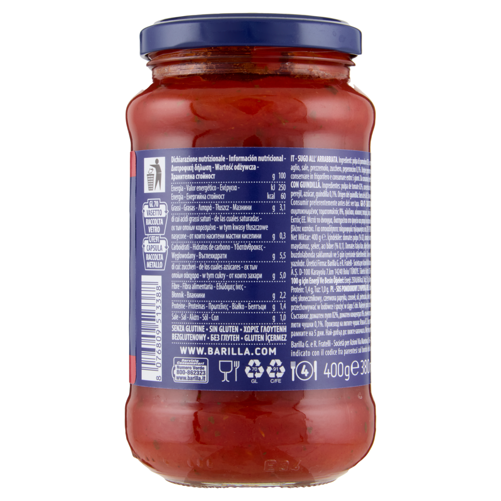 Barilla Sugo all'Arrabbiata 400g Carrefour