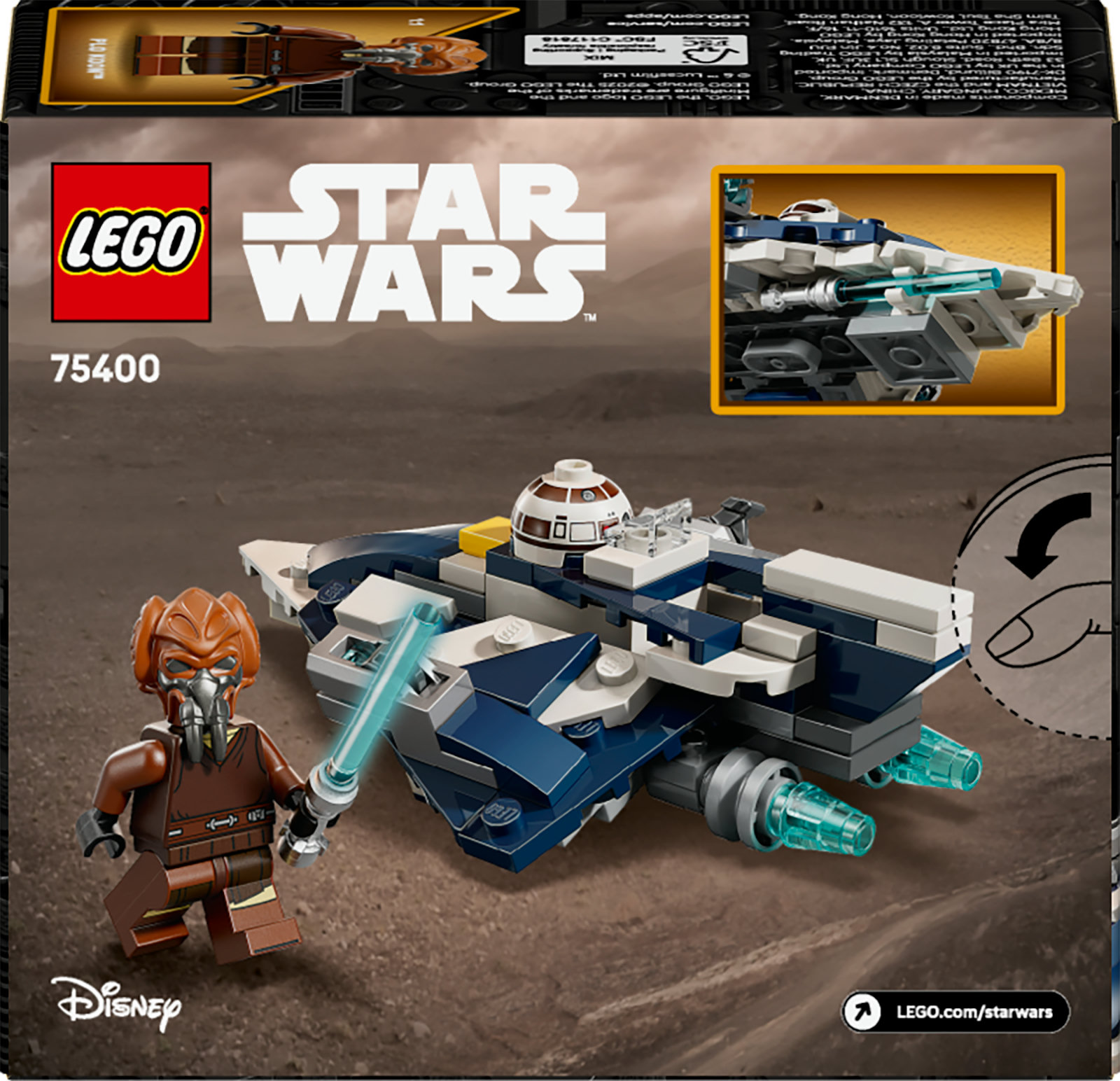 LEGO Star Wars Microfighter Jedi Starfighter di Plo Koon