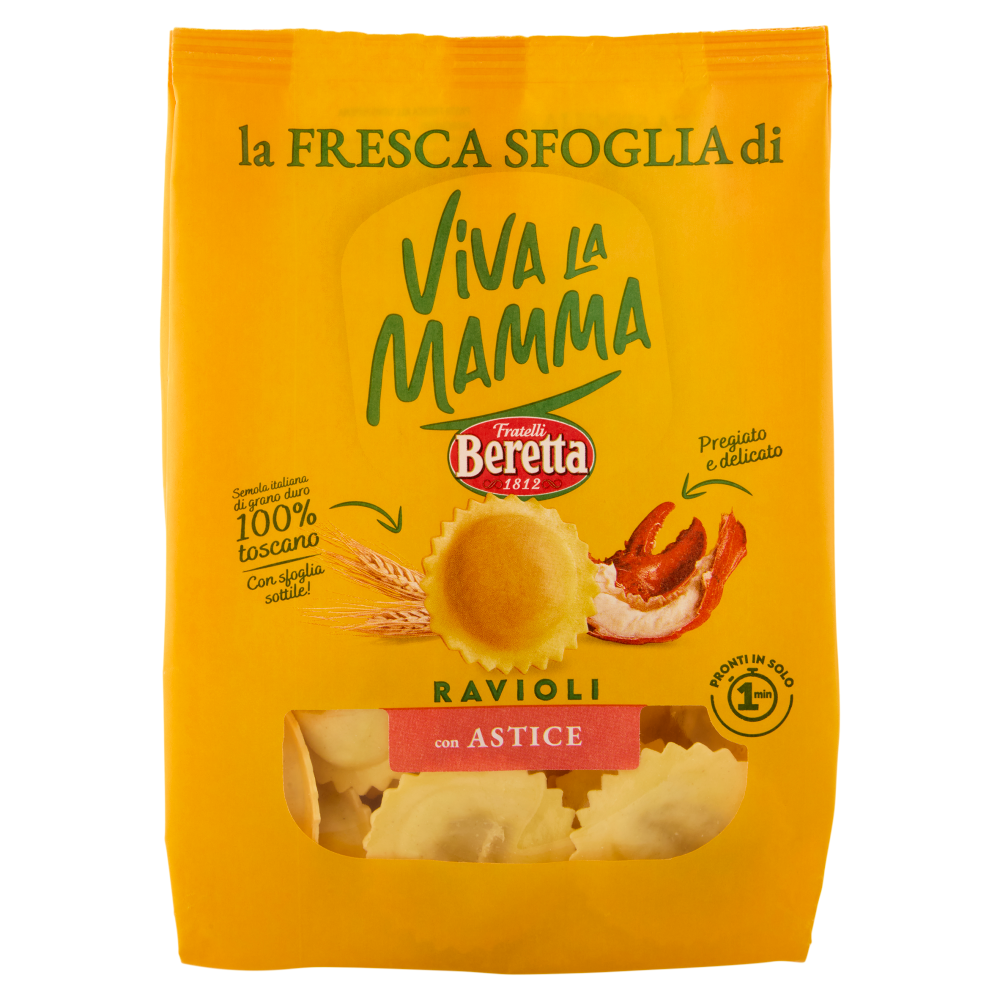 Viva la Mamma la Fresca Sfoglia di Ravioli con Astice 200 g