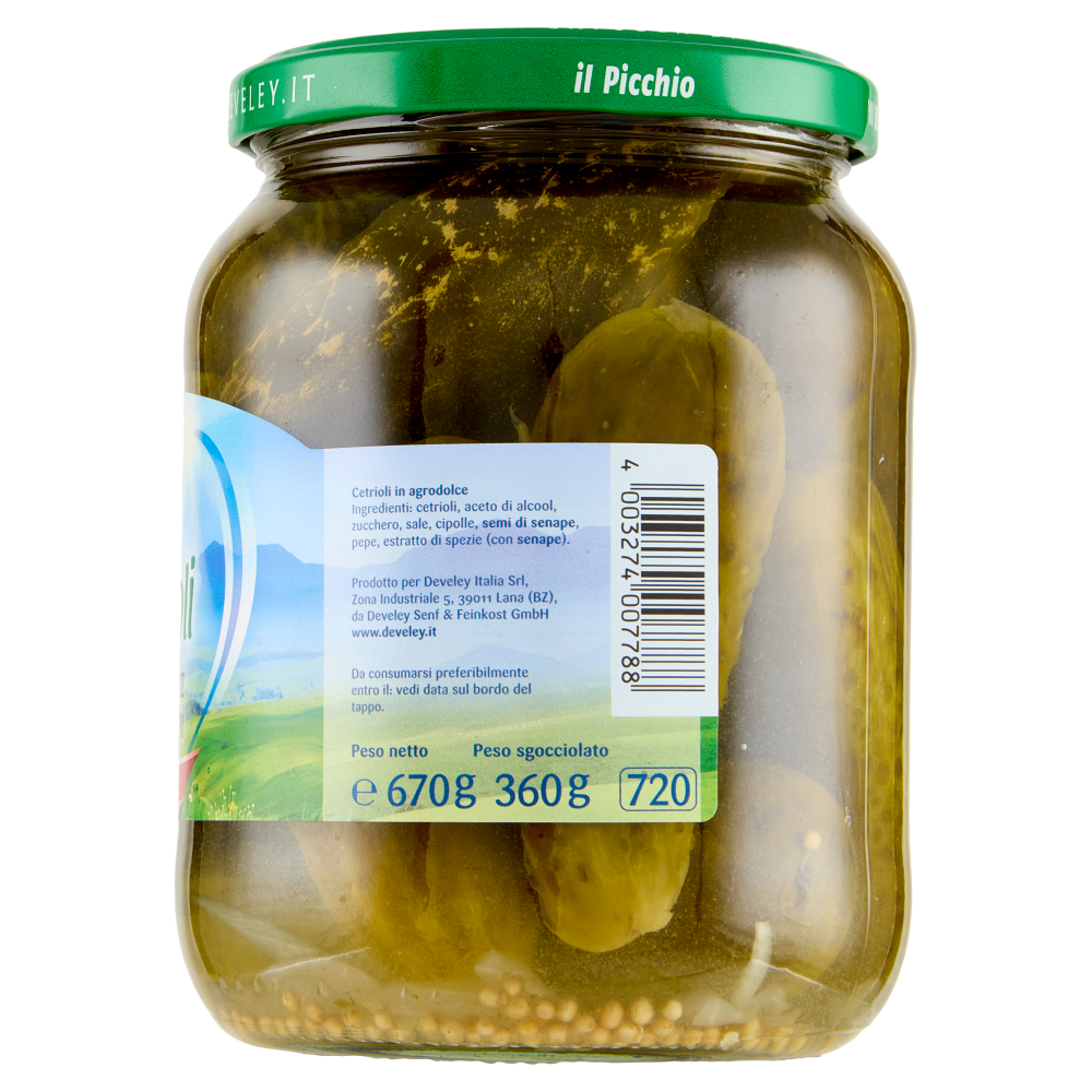 il Picchio Crockioli Cetrioli croccanti 670 g