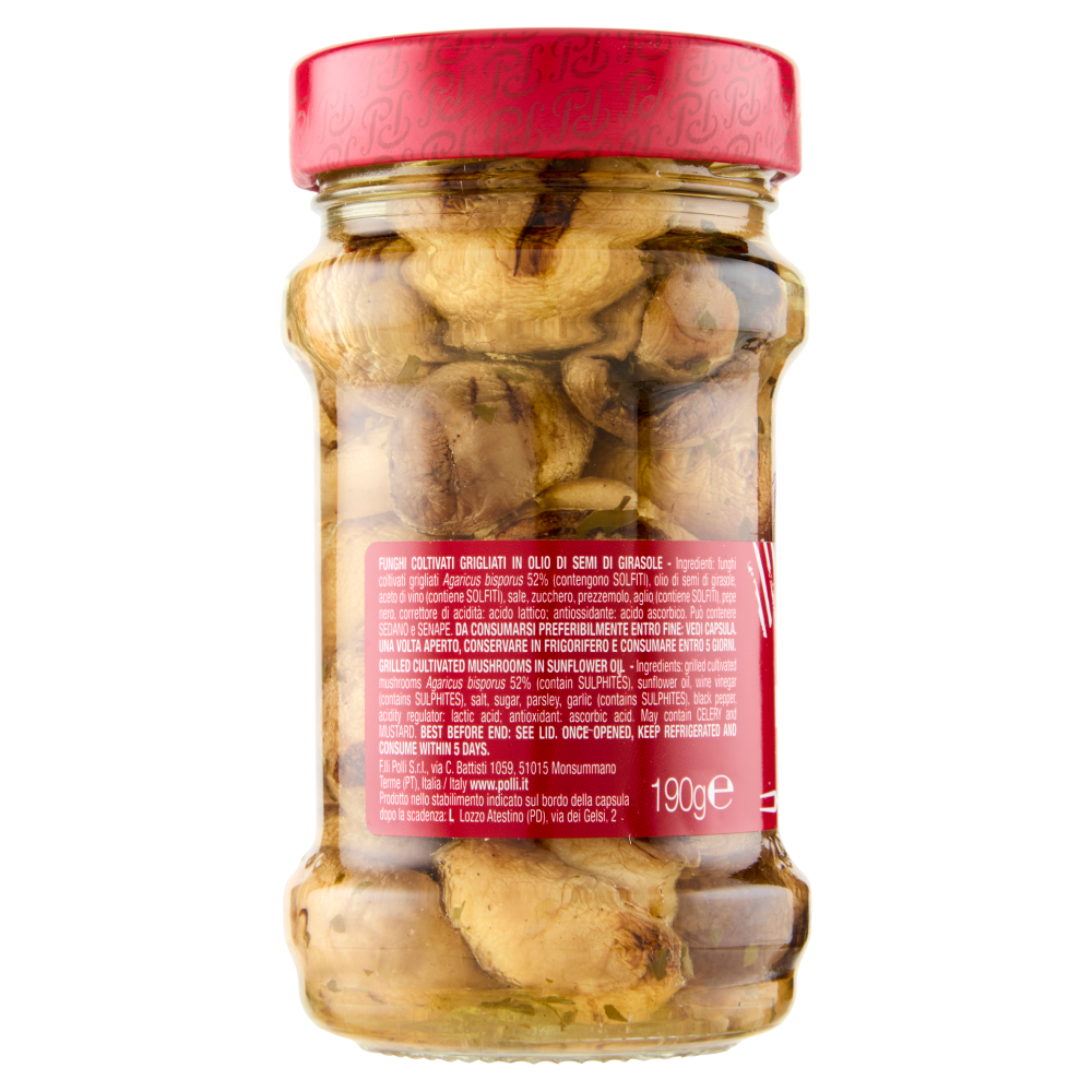 Polli Funghetti Grigliati Sottolio 190g