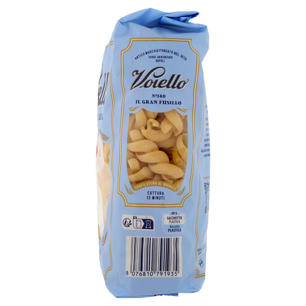 Voiello Pasta Il Granfusillo N°180 grani 100% italiani Trafilata bronzo 500g