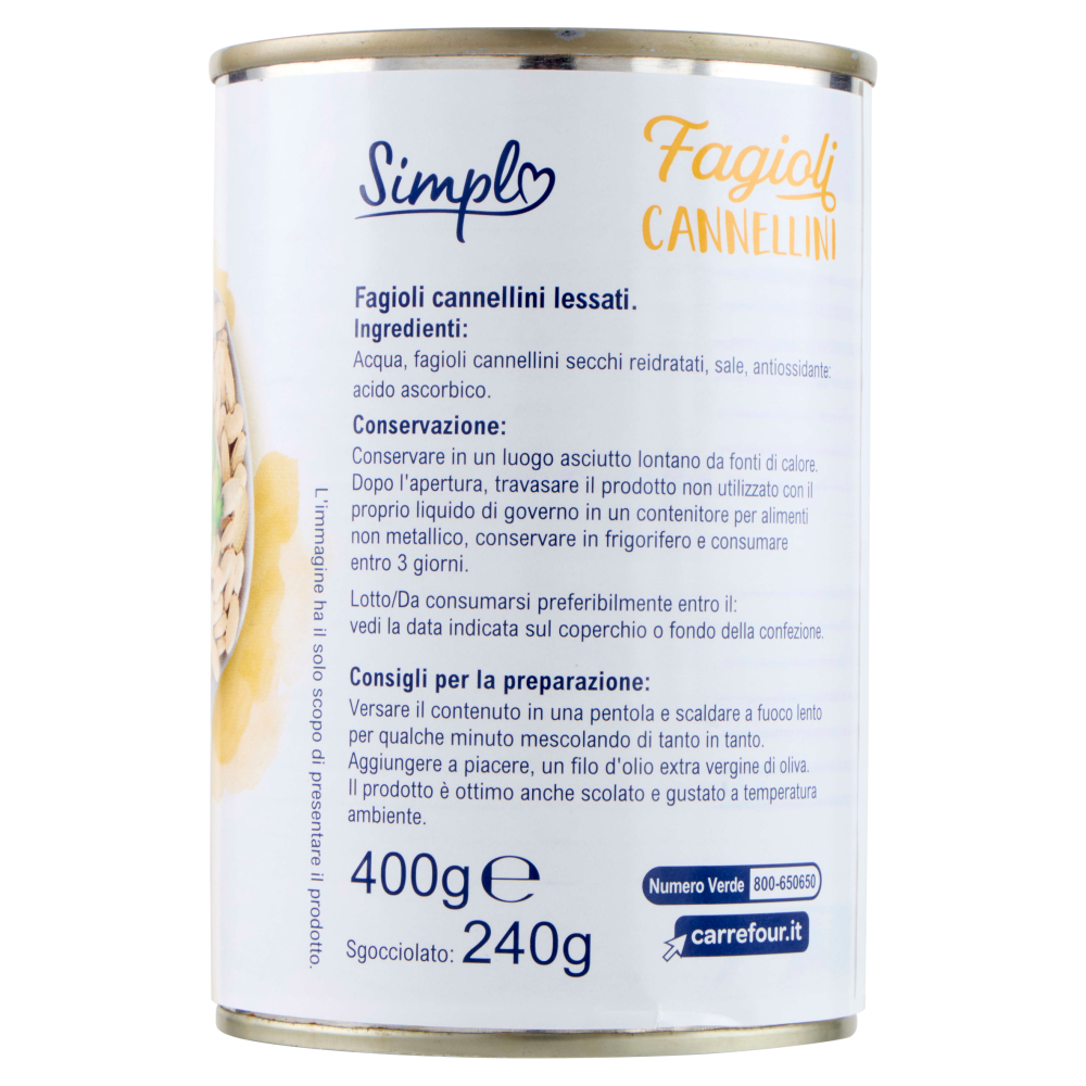 Simpl Fagioli Cannellini 400 g