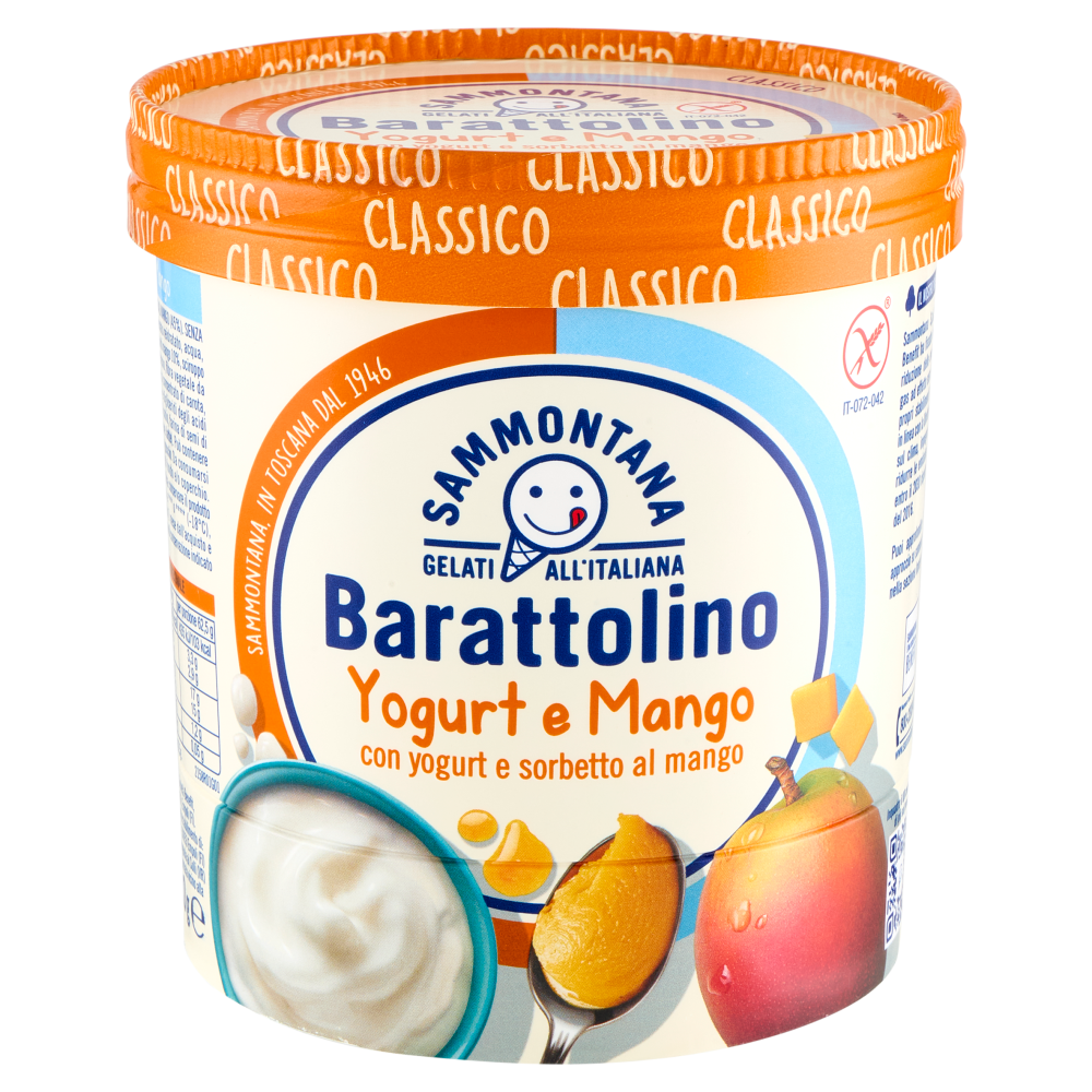 Sammontana Barattolino Classico Yogurt e Mango 500 g