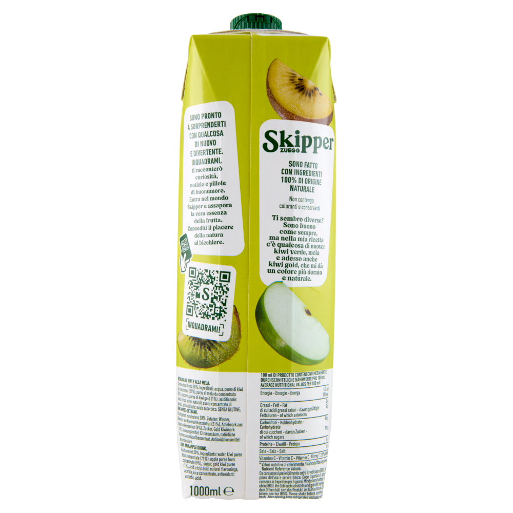 Zuegg Skipper Kiwi, Mela, Kiwi Gold Intenso 1000 ml