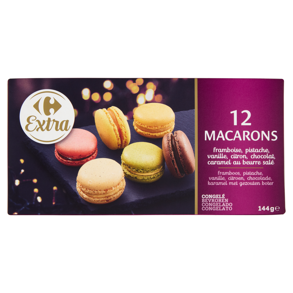 Carrefour Extra 12 Macarons Congelato 144 g