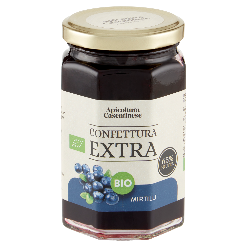 Apicoltura Casentinese Confettura Extra Bio Mirtilli 330 g