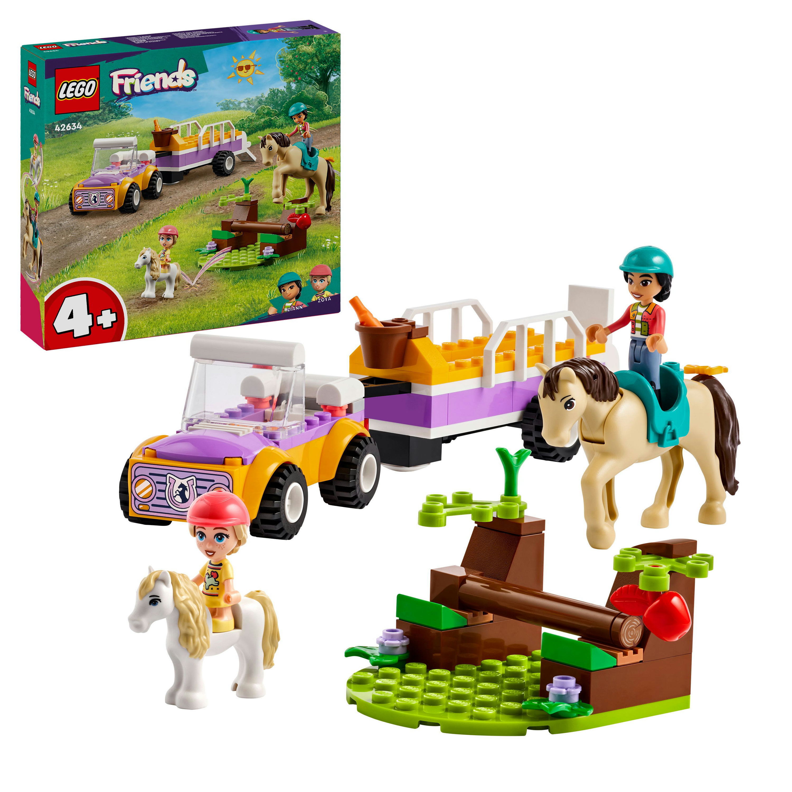 LEGO Friends Rimorchio con cavallo e pony