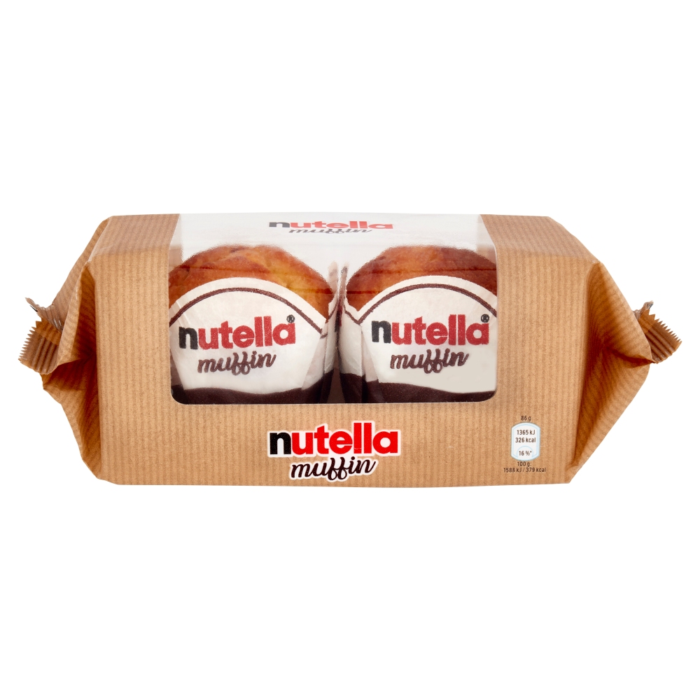 nutella muffin 2 x 86 g
