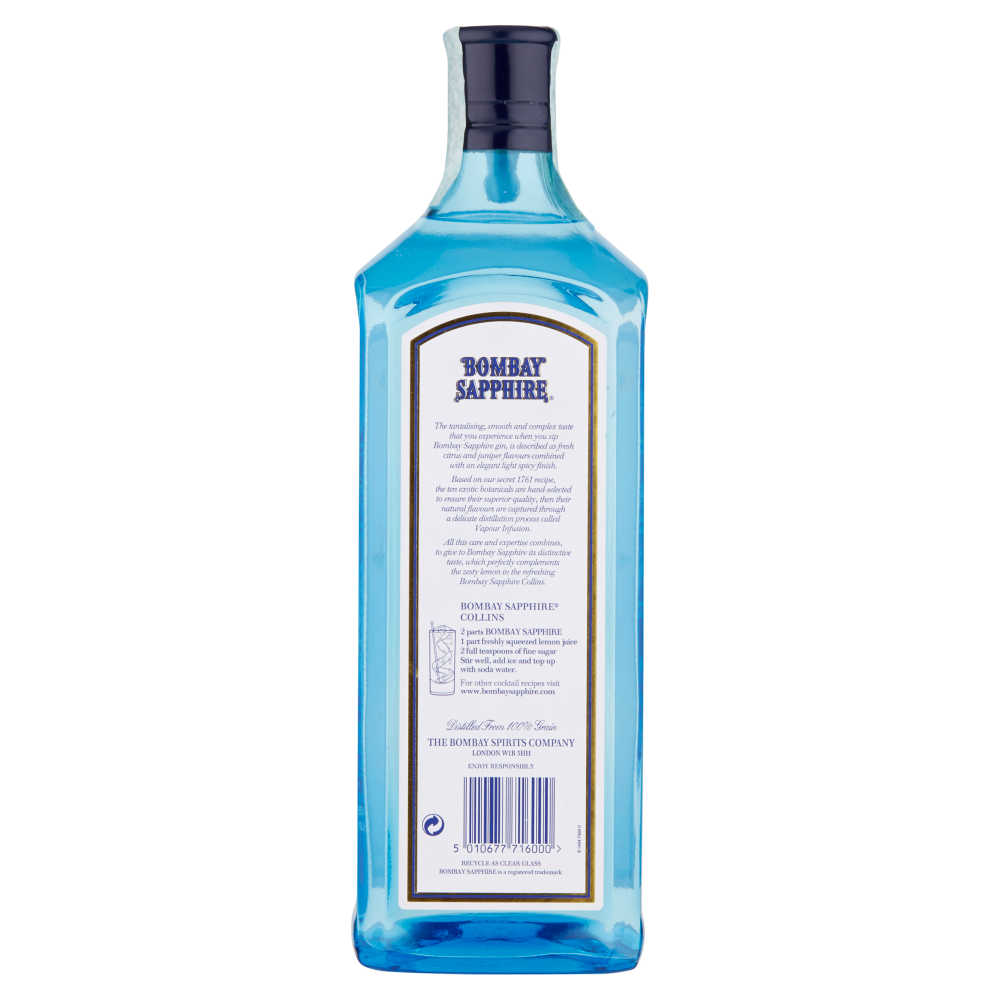 Bombay Sapphire Distilled London Dry Gin 100 cl