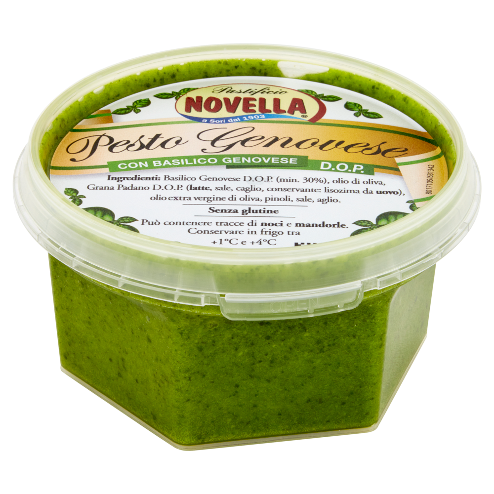 Pastificio Novella Pesto Genovese con Basilico Genovese D.O.P. 100 g