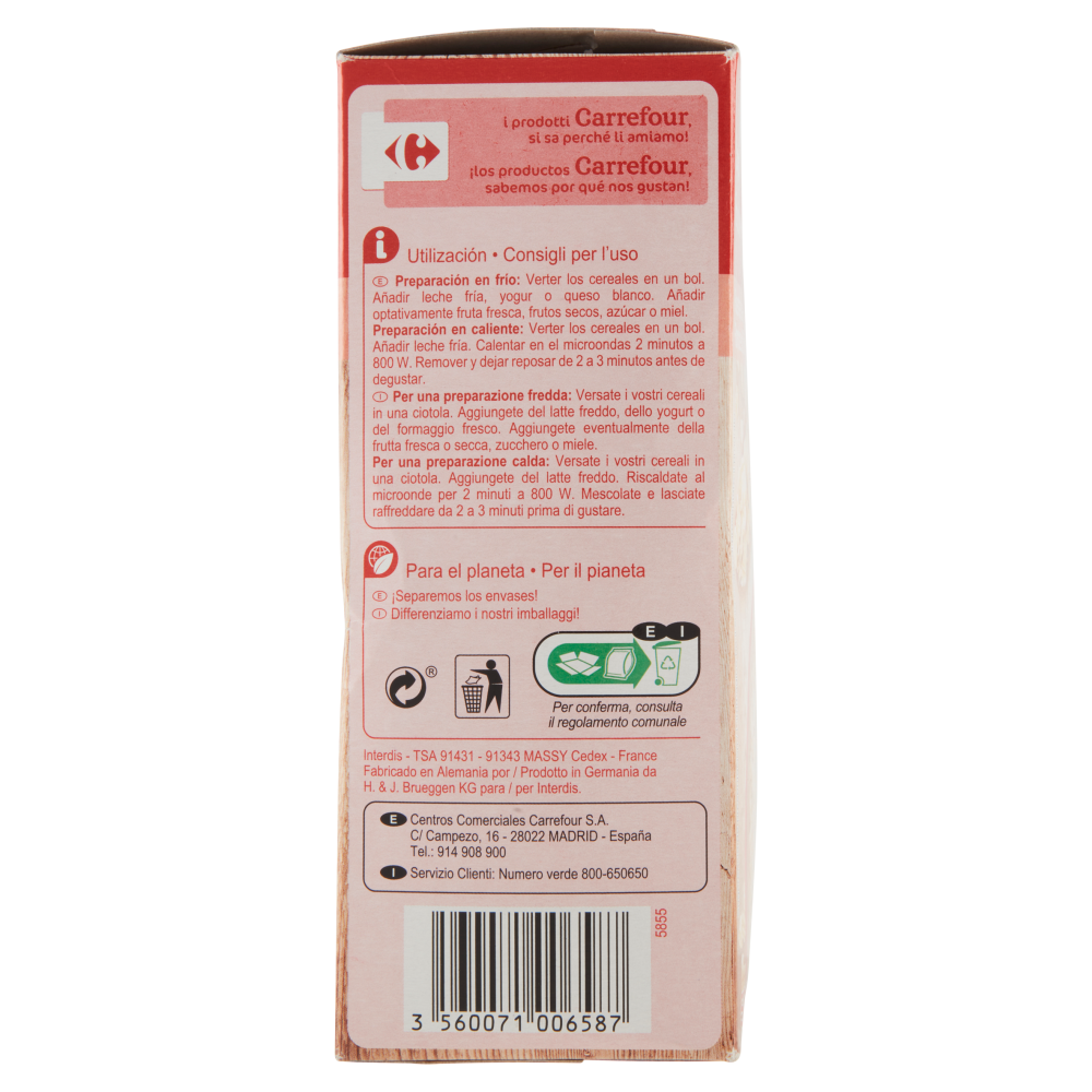 Carrefour Fiocchi d'Avena 500 g