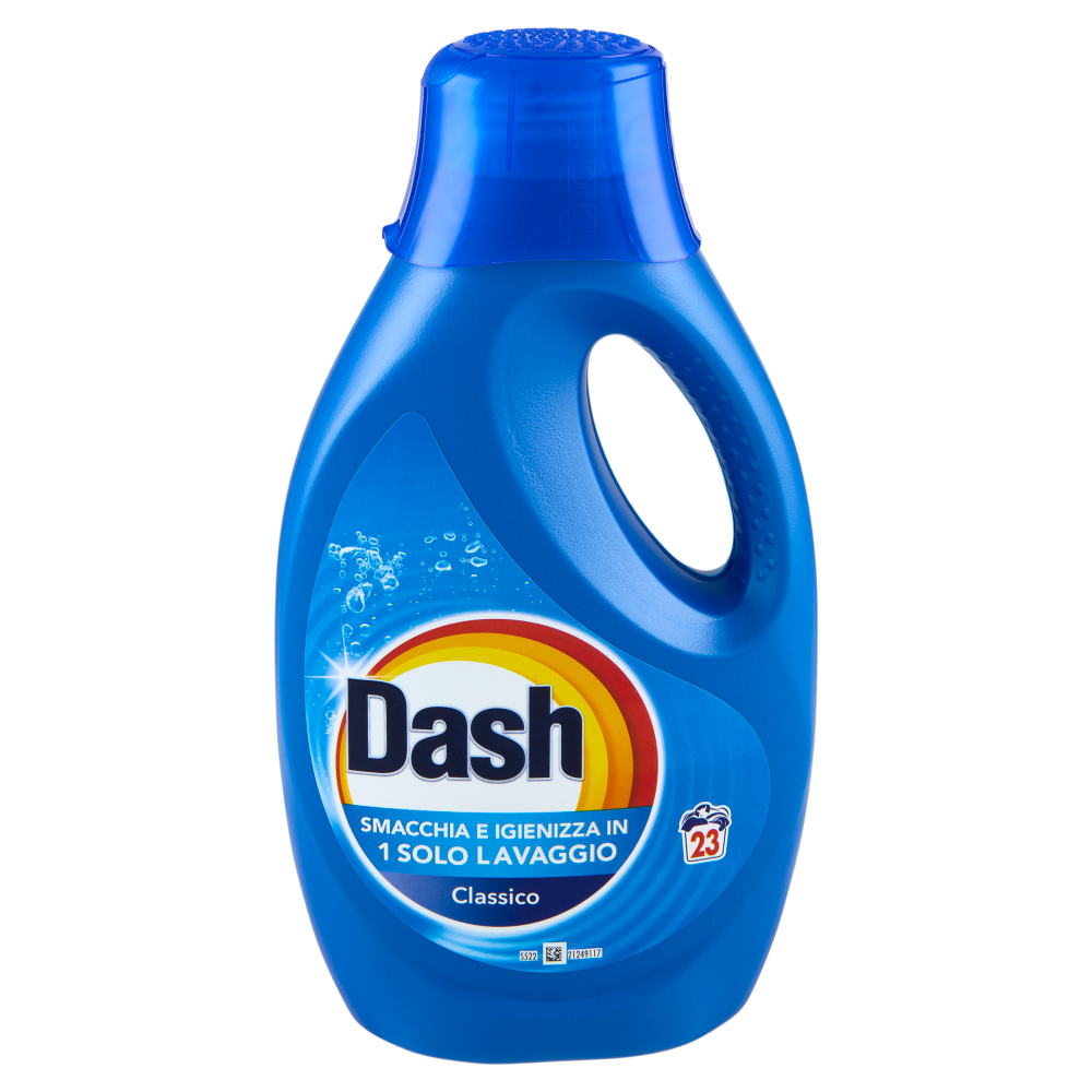 Dash Detersivo Liquido Lavatrice, Classico, 23 Lavaggi 1035 ml