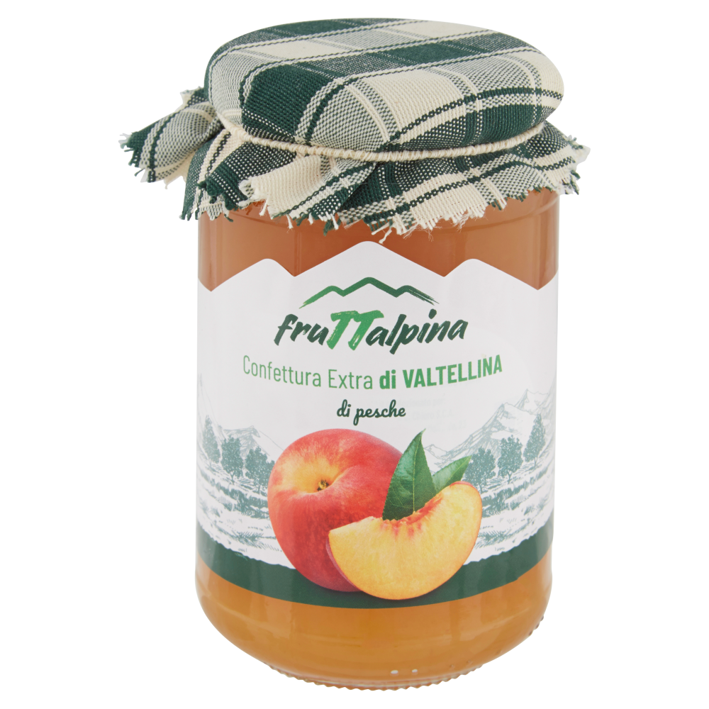 fruTTalpina Confettura Extra di Valtellina di pesche 400 g