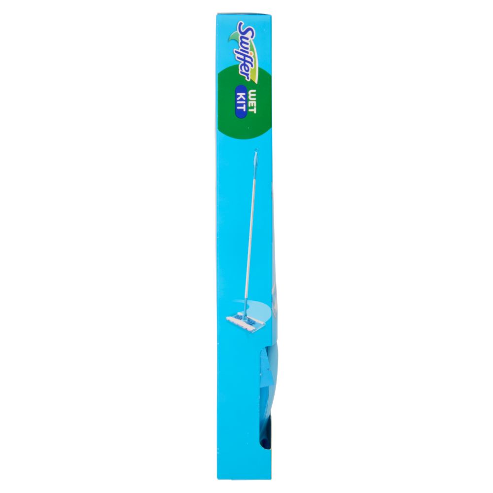 Swiffer Wet Kit Citrus Fresh (1 Scopa Lavapavimenti + 6 Panni Umidi per Pavimenti)