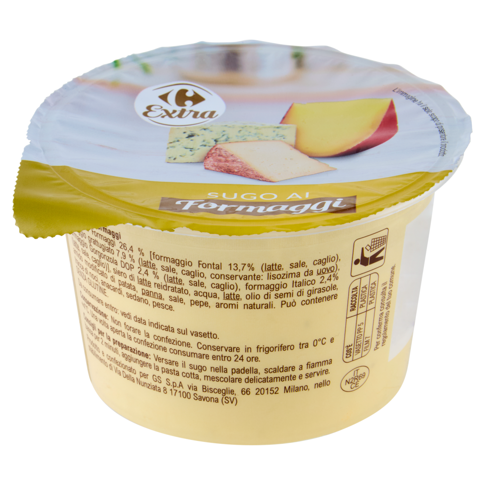 Carrefour Extra Sugo ai Formaggi 180 g