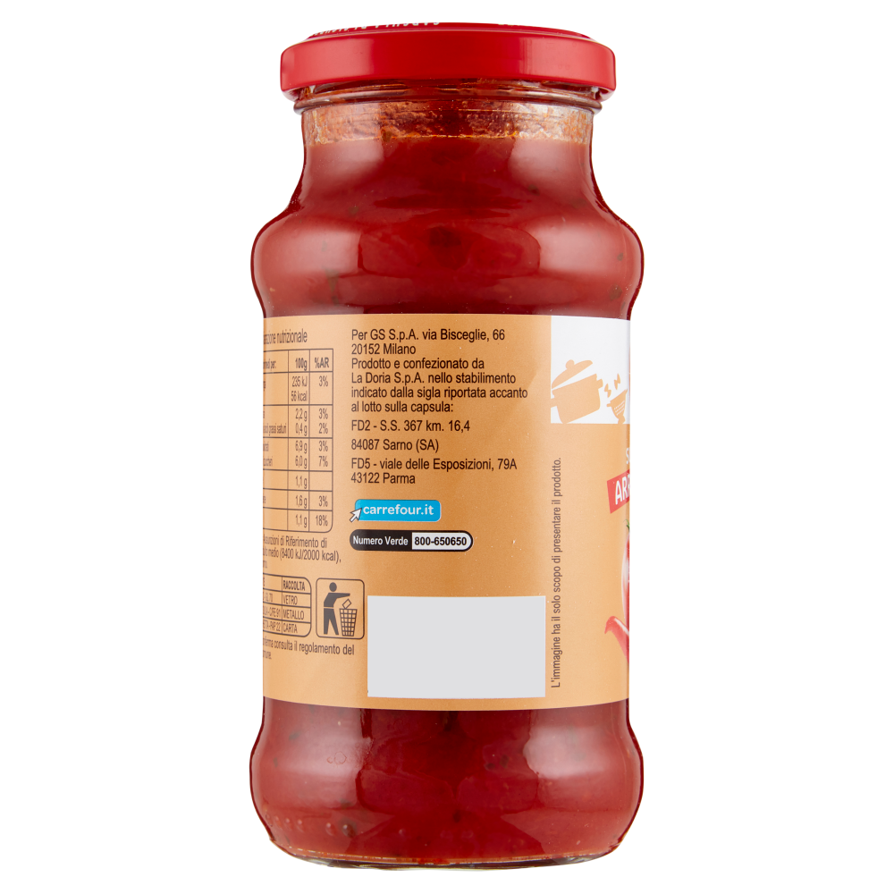 Carrefour Classic Sugo alla Arrabbiata 350 g