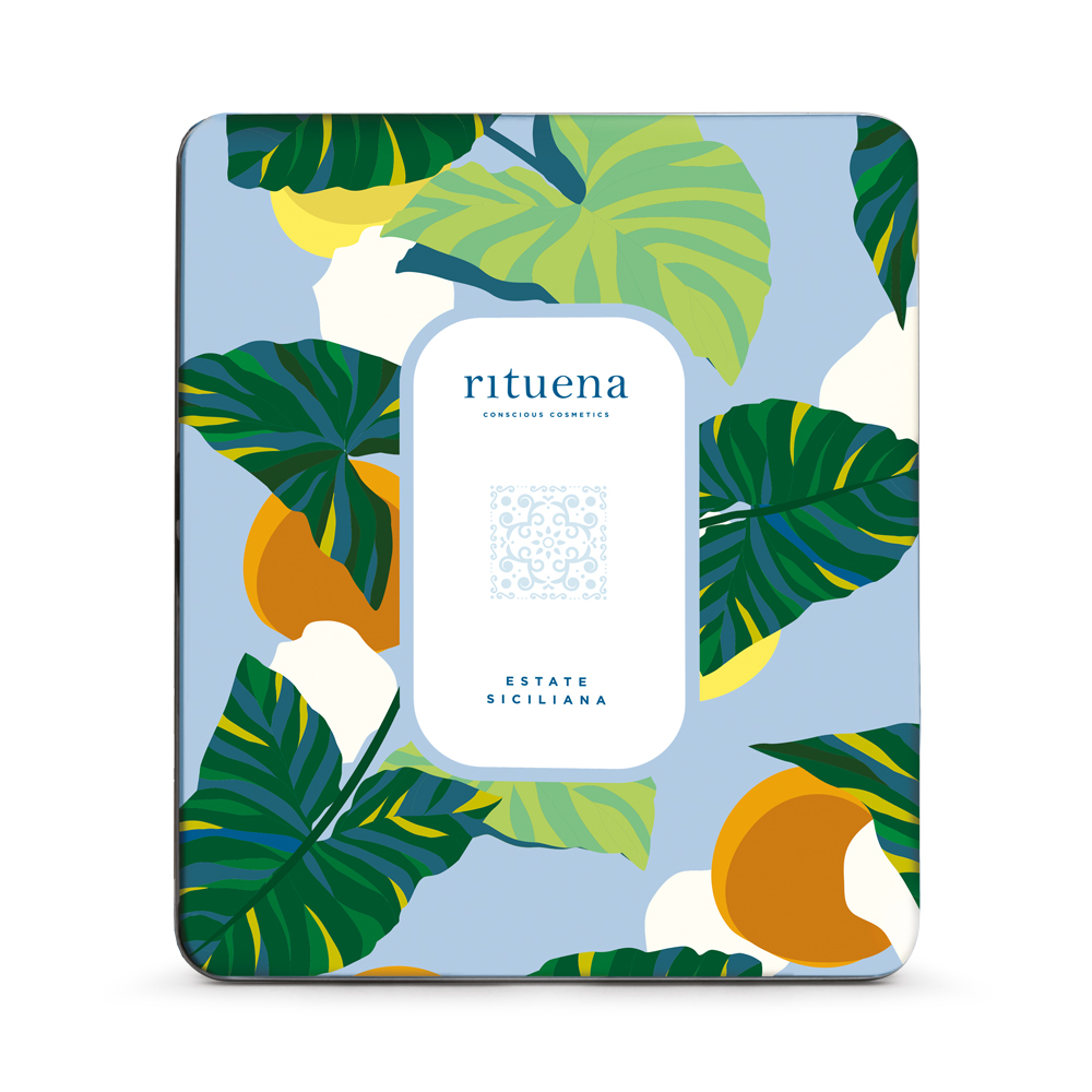 RITUENA ESTATE SICILIANA GIFT SET IN SCAT. LATTA (SG 400ML+ BL 200ML)
