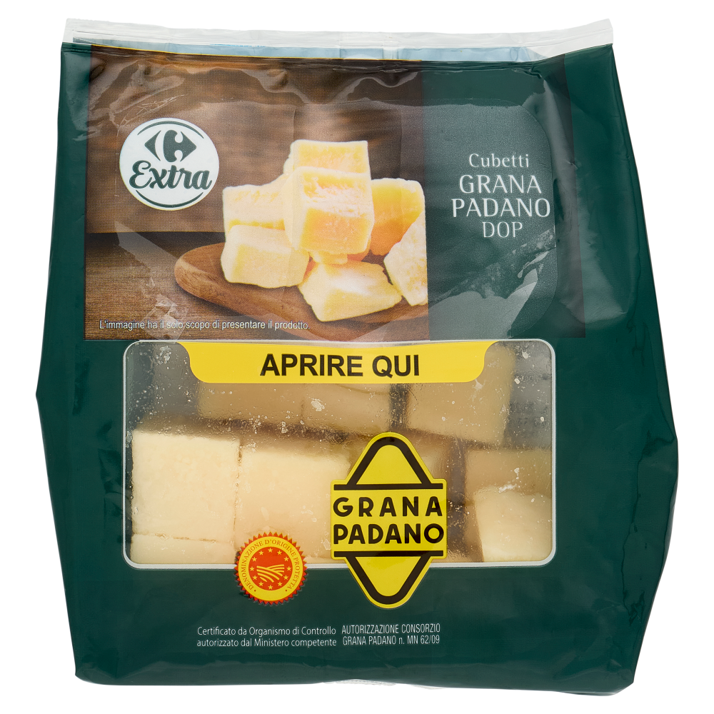 Carrefour Extra Cubetti Grana Padano DOP 300 g