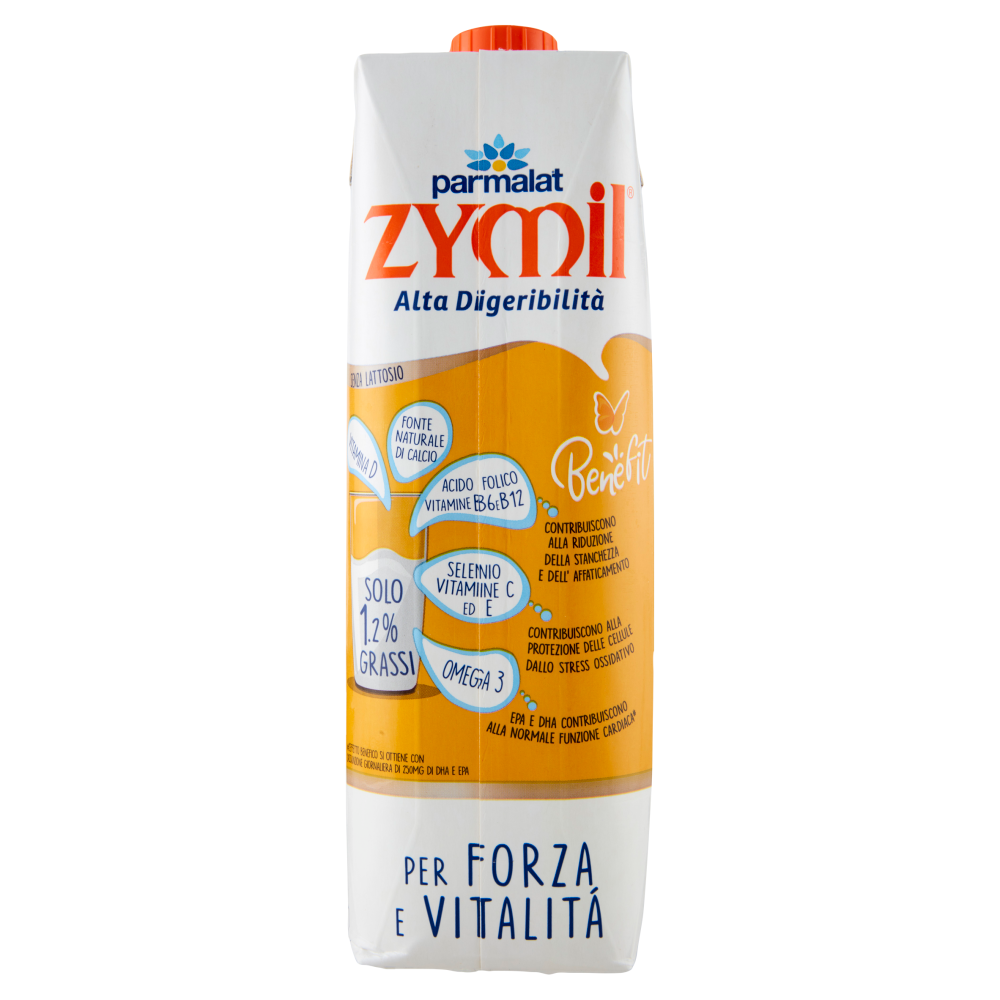 Zymil Alta Digeribilit&agrave; Senza Lattosio Benefit Forza e Vitalit&agrave; 1000 ml