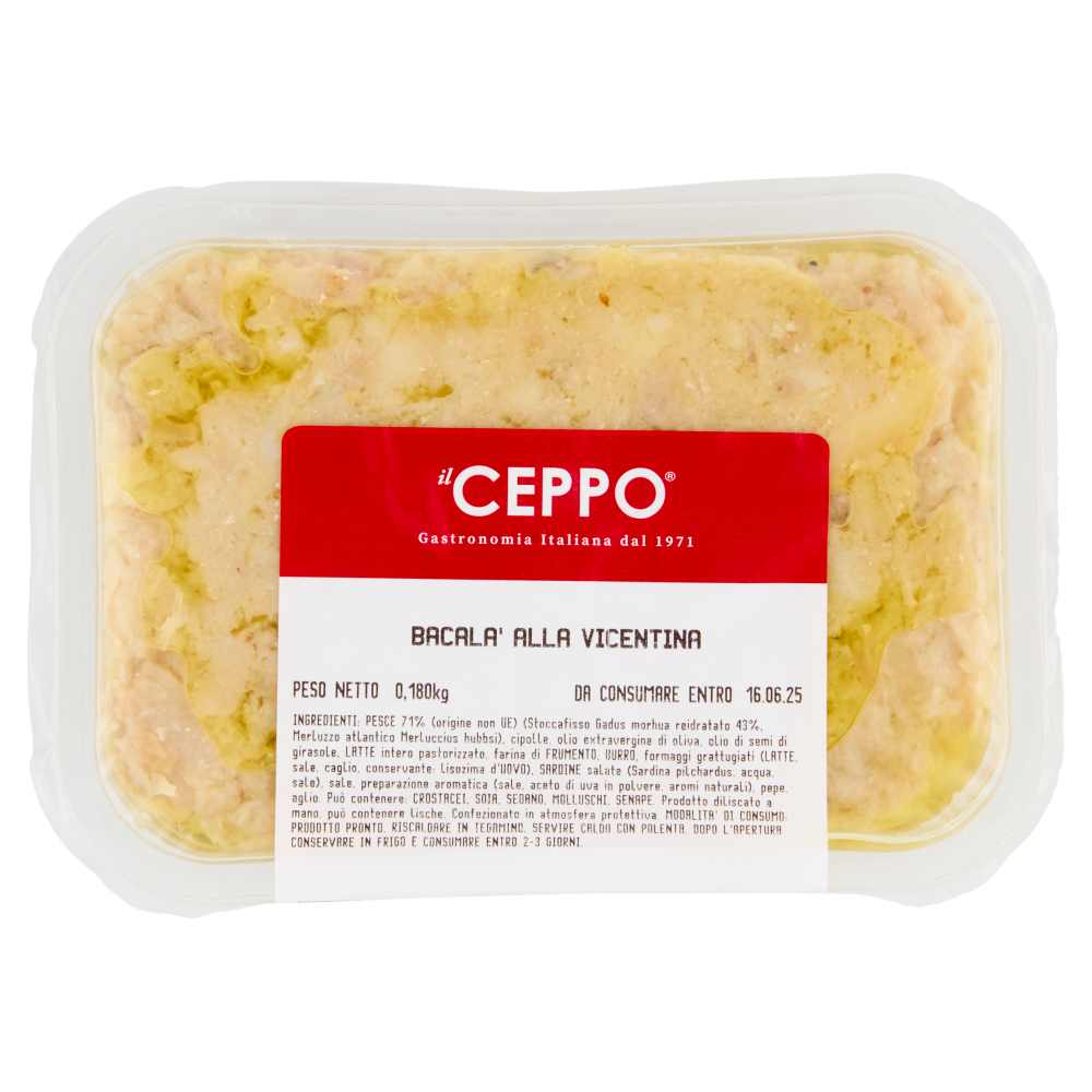 il Ceppo Bacal&agrave; alla Vicentina 0,180 Kg