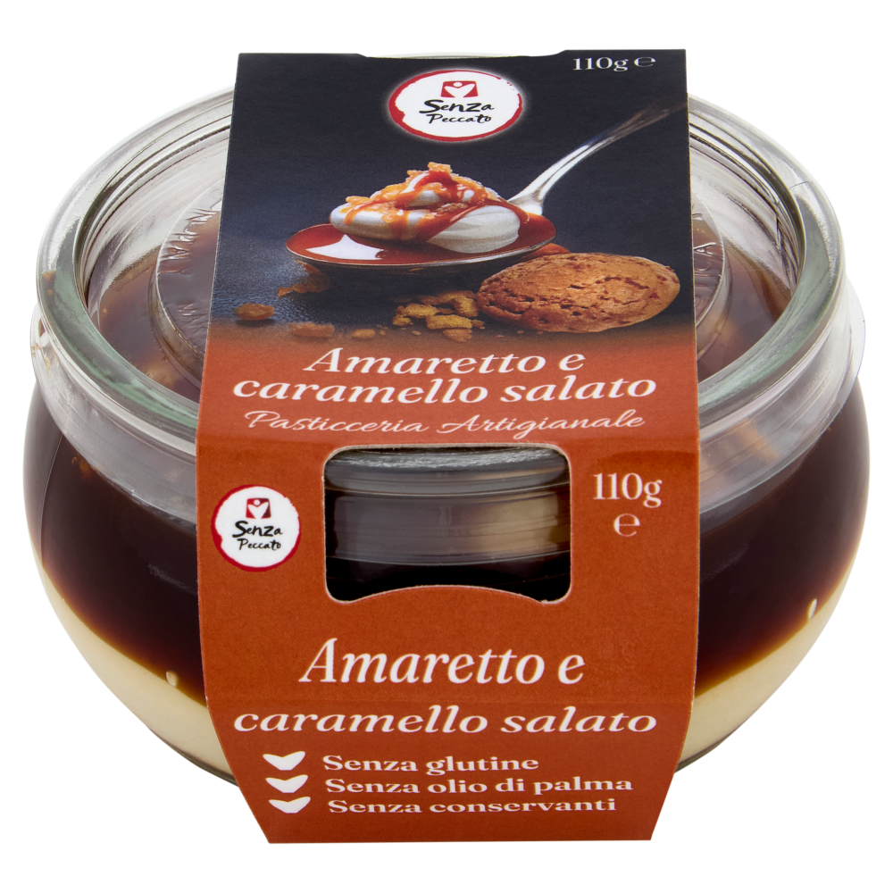 Senza Peccato Amaretto e caramello salato 110 g