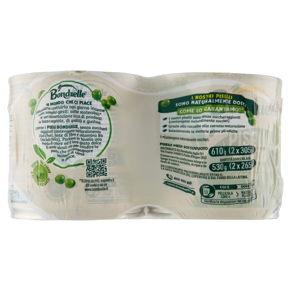 Bonduelle Piselli Medi 2 x 305 g