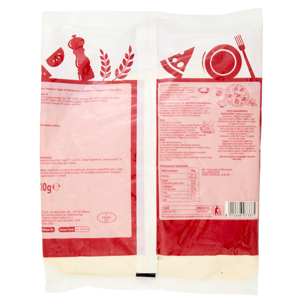Carrefour Classic Impasto per Pizza e Focaccia 800 g
